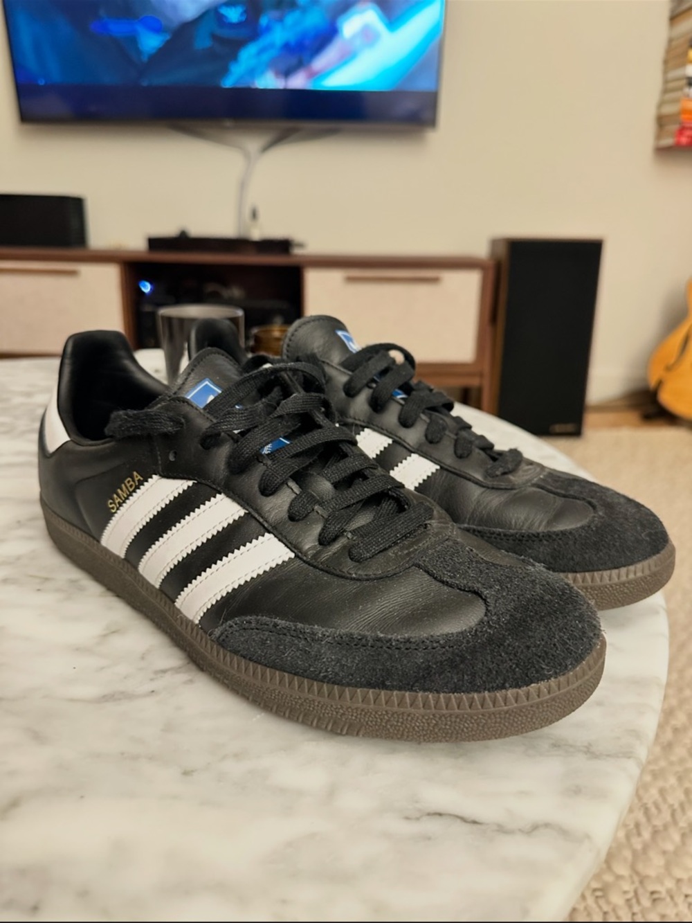 adidas Samba Black White Men's Sneakers